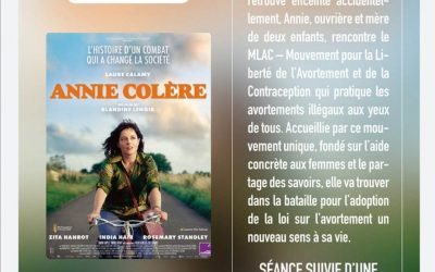 Avant-première Annie Colère le mardi 29 novembre à 20h30 aux cinéma les Lobis à Blois