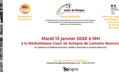 Notre expo-photos “Elles entreprennent en ruralité” à la Médiathèque de Lamotte-Beuvron à partir du 13 janvier !