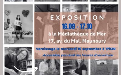 Expo-photos “Elles entreprennent en ruralité” à la Médiathèque de Mer du 16 septembre au 17 octobre 2026, venez nombreux.ses !